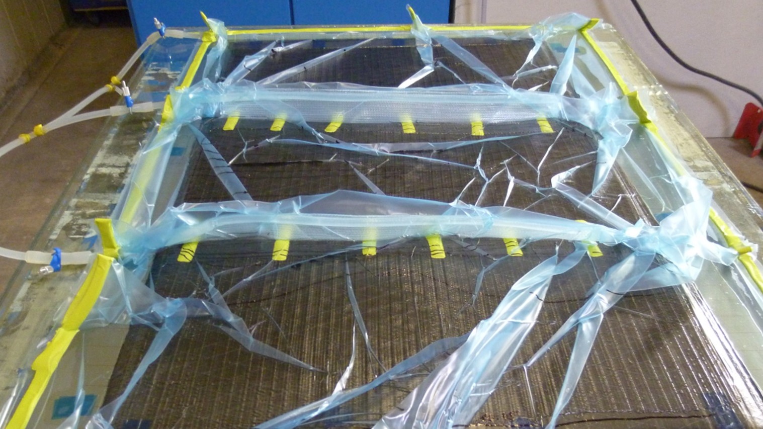 Infusion process for carbon fiber parts